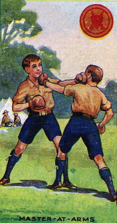 「Master-at-Arms」スカウトバッジ、1923 作： English School